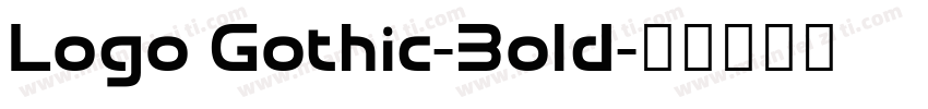 Logo Gothic-Bold字体转换